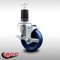 Service Caster 4'' SS Solid Poly Swivel 1-5/8'' Expanding Stem Caster with Brake SCC-SSEX20S414-SPUS-TLB-158 - alternate 4